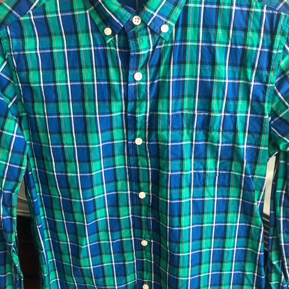 J Crew Woven Button Down - Picture 2 of 3